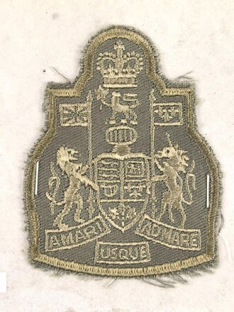 Canada Heer, Sammlung Rangabzeichen, auf Karton getackert