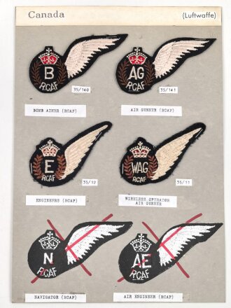 Canada Luftwaffe, Sammlung Abzeichen/...