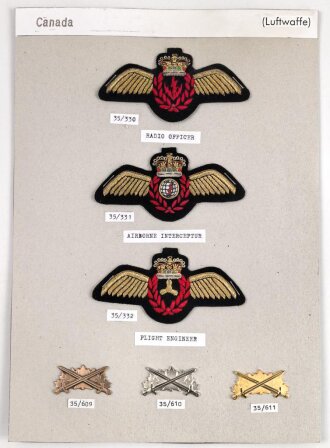 Canada Luftwaffe, Sammlung Abzeichen/...