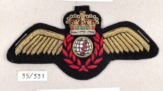 Canada Luftwaffe, Sammlung Abzeichen/ Ärmelabzeichen, auf Karton getackert