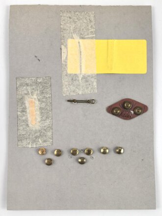 Canada Luftwaffe, Sammlung Abzeichen/ Mützenabzeichen, auf Karton getackert