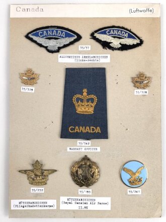 Canada Luftwaffe, Sammlung Abzeichen/...
