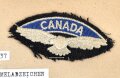 Canada Luftwaffe, Sammlung Abzeichen/ Mützenabzeichen, auf Karton getackert