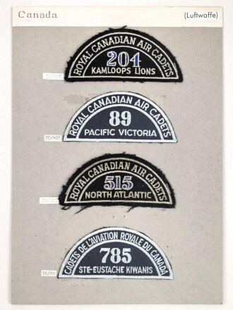 Canada Luftwaffe, Sammlung Abzeichen/...