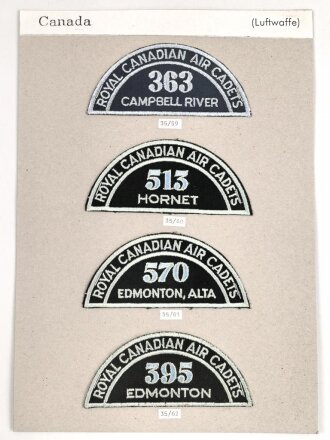 Canada Luftwaffe, Sammlung Abzeichen/...