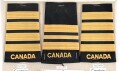 Canada Marine, Sammlung Rangabzeichen, auf Karton getackert