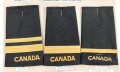 Canada Marine, Sammlung Rangabzeichen, auf Karton getackert