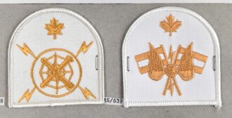 Canada Marine, Sammlung Ärmelabzeichen, auf Karton...