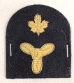 Canada Marine, Sammlung Ärmelabzeichen, auf Karton getackert