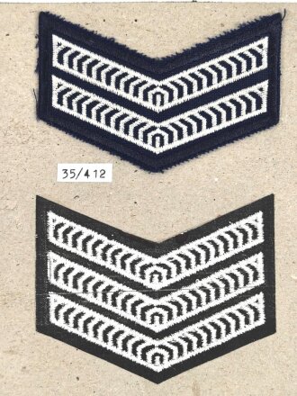 Canada Polizei, Sammlung Ärmelabzeichen, auf Karton getackert