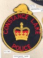 Canada Polizei, Sammlung Abzeichen/ Ärmelabzeichen, auf Karton getackert