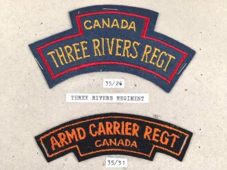 Canada Heer, Sammlung Abzeichen/ Ärmelabzeichen, auf...