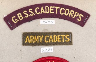 Canada Heer, Sammlung Abzeichen/ Ärmelabzeichen, auf...