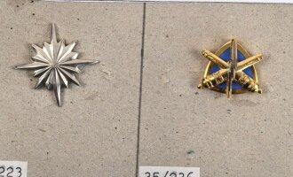 Canada Heer, Sammlung Abzeichen, auf Karton befestigt