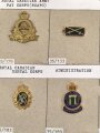 Canada Heer, Sammlung Abzeichen, auf Karton befestigt