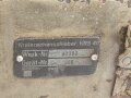 Kreisrechenschieber KRS40 für die Flakartillerie der Luftwaffe. Sehr guter Zustand, im zugehörigen Transportkasten, dieser Original lackiert