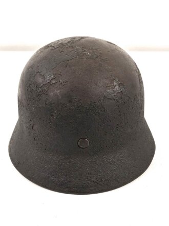 Heer, Stahlhelm Modell 1935 Rauhtarn, unberührtes Stück Q64