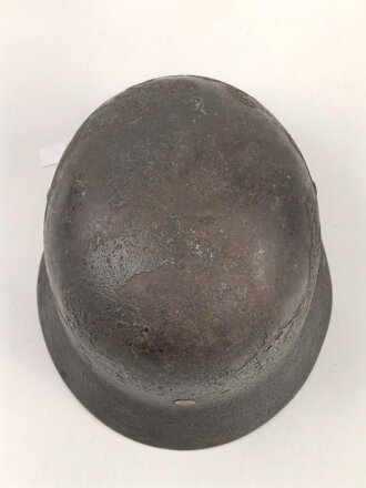 Heer, Stahlhelm Modell 1935 Rauhtarn, unberührtes Stück Q64