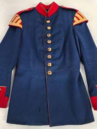 Bayern, Waffenrock für einen Spielmann im Infanterie Regiment No. 20 Lindau. Effekten original vernäht, Eigentumstück, guter Gesamtzustand