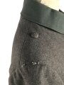1. Weltkrieg, Feldbluse Modell 1915 für Mannschaften, während des Krieges zum Offiziersrock geändert. So getragenes Stück in gutem Gesamtzustand, Ordenschlaufe für EK1