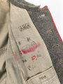 1. Weltkrieg, feldgraue Feldbluse für Mannschaften und Unteroffiziere der Sanitätstruppe. Kammerstück des Artillerie Regiment 54. getragenes Stück in gutem Gesamtzustand