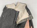1. Weltkrieg , Reithose für Mannschaften der berittenen Truppen M 1908. Kammerstück von 1916 ohne Lederbesatz in gutem Zustand, die Strippe an den Beinenden abgeschnitten