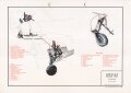 Luftwaffe Lehrmittelabteilung "Ju 88 A-1, A-5 Fahrwerk Tafel I Fl Üb 8-178/4" Stand vom 6.1941, DIN A4 gelocht