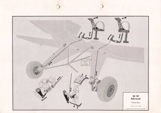 Luftwaffe Lehrmittelabteilung "Bü 131 Fahrwerk...