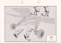 Luftwaffe Lehrmittelabteilung "Bü 131 Fahrwerk Fl Üb 8-176/4" Stand vom 11.1940, DIN A4 gelocht