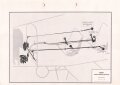 Luftwaffe Lehrmittelabteilung "Bü 131 Triebwerkbediengestänge Fl Üb 8-176/7" Stand vom 11.1940, DIN A4 gelocht