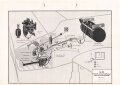 Luftwaffe Lehrmittelabteilung "Bü 131 Kraftstoff- u. Schmierstoffanlage, Triebwerkbediengestänge Fl Üb 8-181/5" Stand vom 11.1940, DIN A4 gelocht