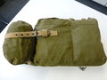 Rucksack für Pioniere der Wehrmacht ( u.a. für 2 Stück  3kg Ladungen ) Die Webriemen zum Teil aus Beutematerial. Seltenes Stück in gutem Zustand