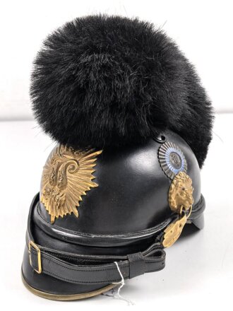 Bayern, Raupenhelm für einen Offizier, originale...