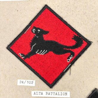 Norwegen, Sammlung Ärmelabzeichen Heer, auf Karton...