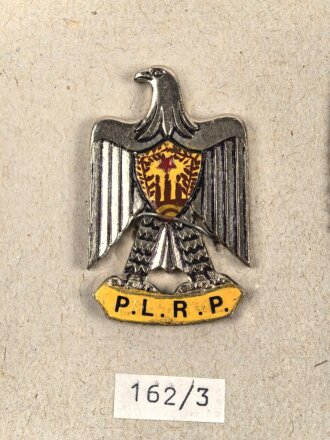 Palästina, Ärmelabzeichen und Rangabzeichen, auf Karton getackert