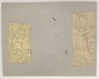 Palästina, Ärmelabzeichen und Rangabzeichen, auf Karton getackert