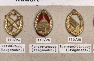 Kuwait, Sammlung Ärmelabzeichen des Militär,...