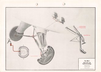 Luftwaffe Lehrmittelabteilung "Fw 44 J Fahrwerk und...