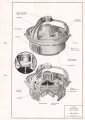 Luftwaffe Lehrmittelabteilung "Patin-Mutterkompaß (Ansicht und Schnitt) Fl Üb 27-024/3" Stand vom 01.01.1941, DIN A4 gelocht