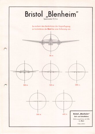 Luftwaffe Lehrmittelabteilung "Bristol Blenheim...