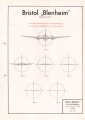 Luftwaffe Lehrmittelabteilung "Bristol Blenheim Ziel- und Schießlehre - Entfernungsschätzen mit Hilfe des Revi Fl Üb 2-093/1", DIN A4 gelocht