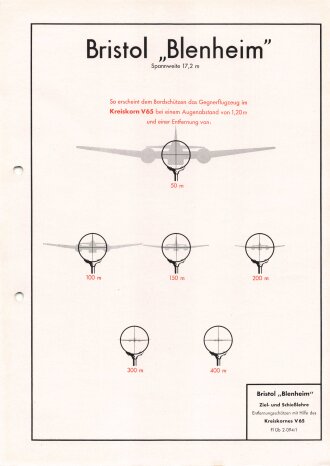 Luftwaffe Lehrmittelabteilung "Bristol Blenheim...