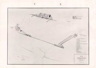 Luftwaffe Lehrmittelabteilung "Fw 58 Landeklappenbetätigung Fl Üb 8-182/2" Stand von Februar 1941, DIN A4 gelocht