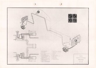 Luftwaffe Lehrmittelabteilung "Fw 58 Schmierstoffanlage Fl Üb 8-182/5" Stand von Juni 1941, DIN A4 gelocht