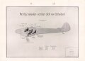 Luftwaffe Lehrmittelabteilung "Fw 58 C-1 Ladeplan Fl Üb 8-182/7" Stand von Fabruar 1941, DIN A4 gelocht