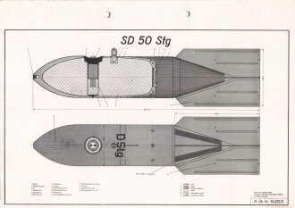 Luftwaffe Lehrmittelabteilung "SD 50 Stg- Fl Üb...