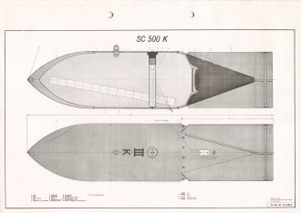 Luftwaffe Lehrmittelabteilung "SC 500 K - Fl Üb...