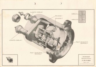 Luftwaffe Lehrmittelabteilung "Druckmesser...