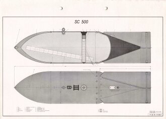 Luftwaffe Lehrmittelabteilung "SC 500 - Fl Üb...