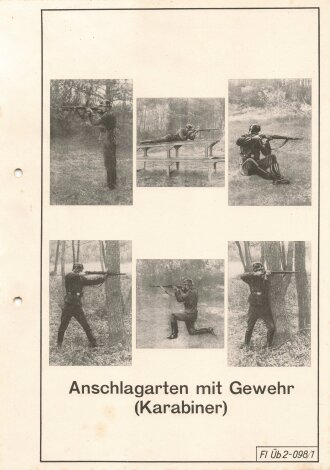 Luftwaffe Lehrmittelabteilung "Anschlagarten mit...